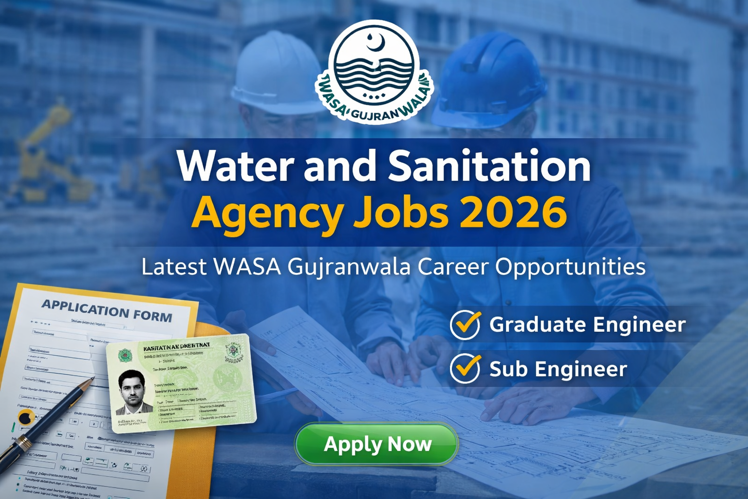 Water and Sanitation Agency Jobs 2026 – Latest WASA Gujranwala Opportunities