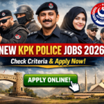 New KPK Police jobs 2026-Check criteria and Apply Now