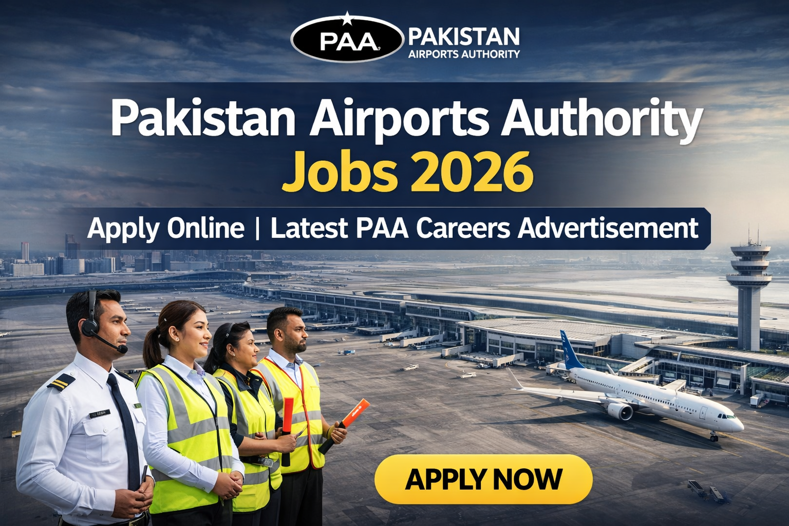 Pakistan Airports Authority Jobs 2026 – Apply Online | Latest PAA Careers Advertisement