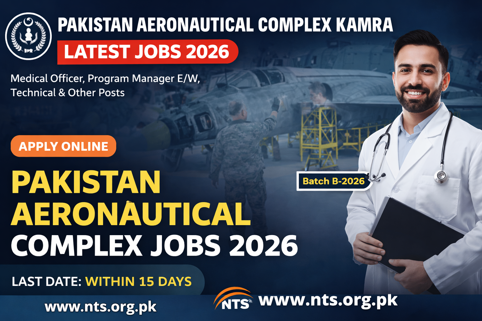 Latest PAC KAMRA Jobs 2026 – Pakistan Aeronautical Complex KAMRA Apply Online